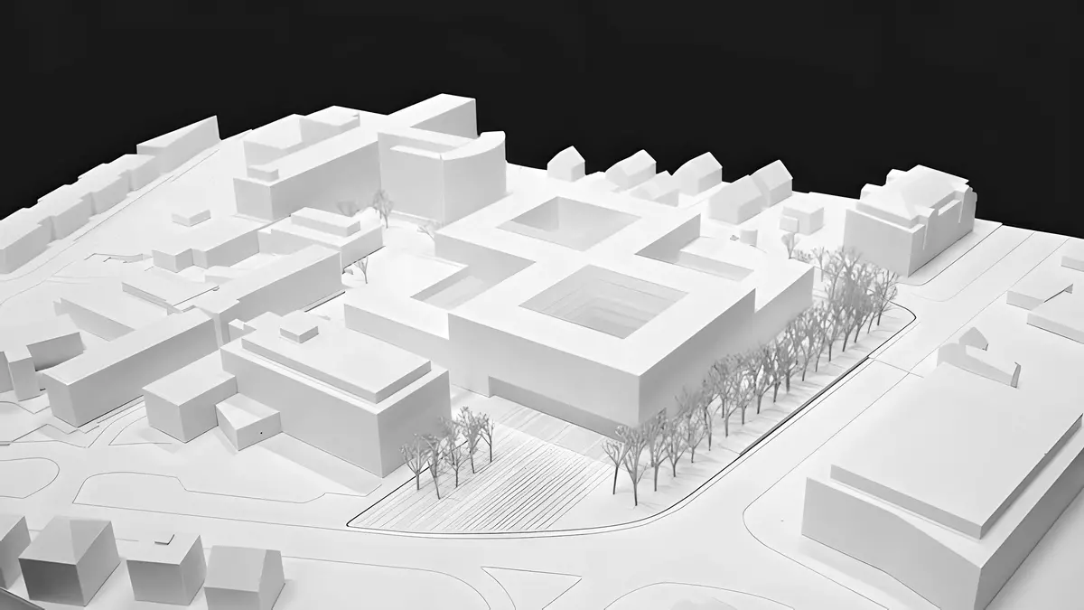 Projekte_Nouveau_Bâtiment_Centre_Luxemburg_Modell