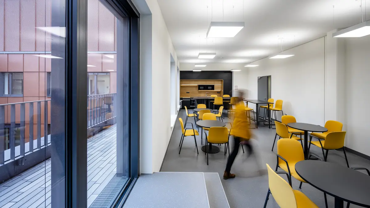 Aufenthaltsraum im ITMP Frankfurt