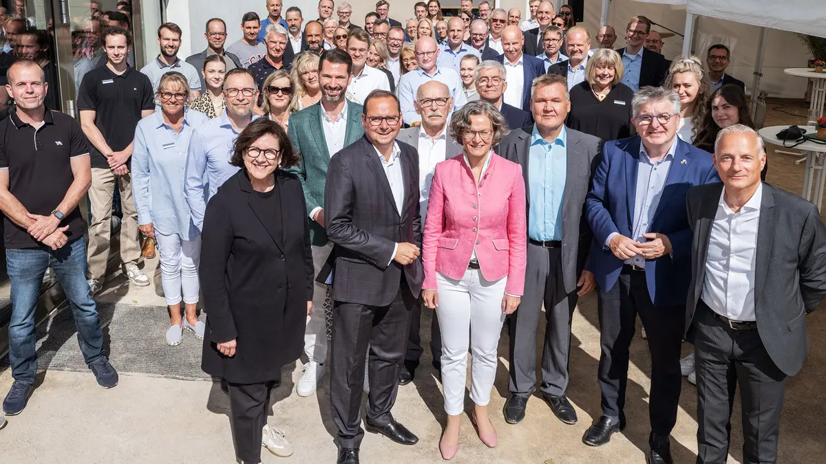 Essen Margarethenhöhe Einweihung - Gruppenfoto