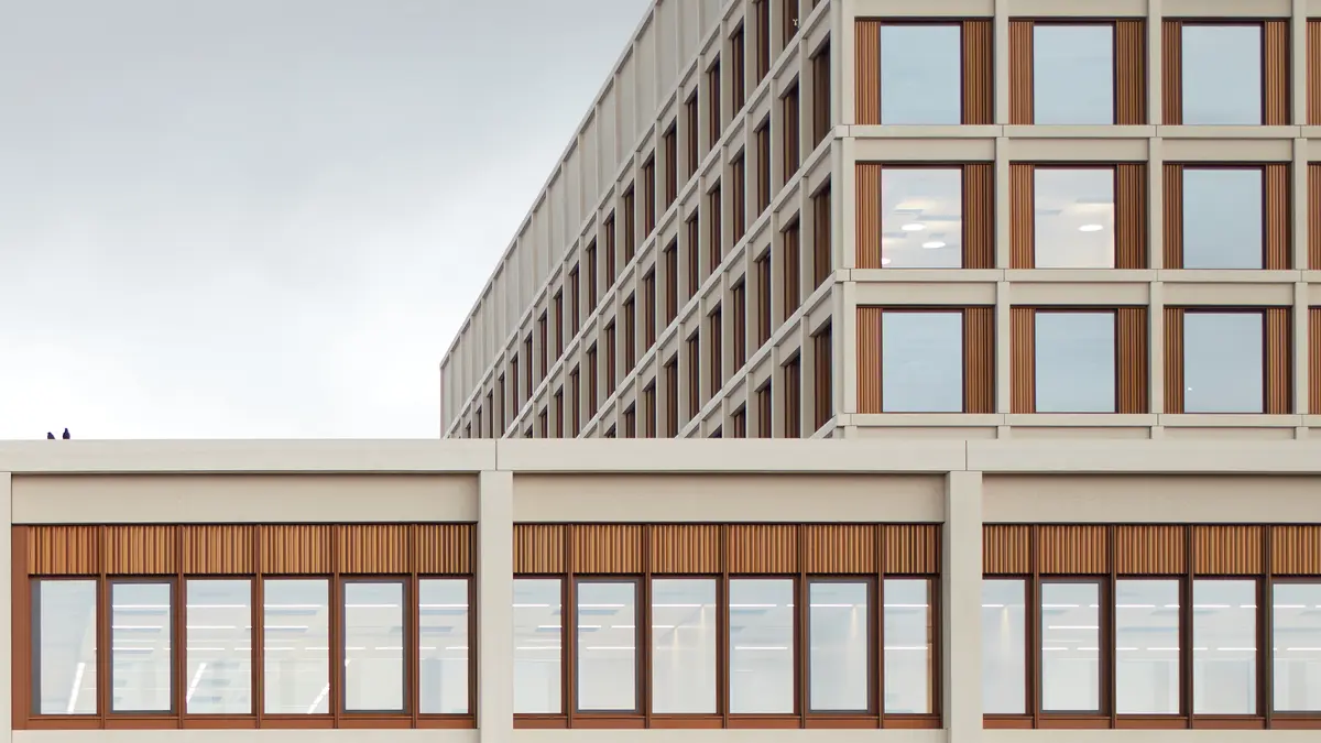 Fassadenansicht Ersatzneubau Kantonspital Aarau