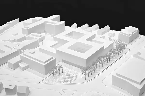 Projekte_Nouveau_Bâtiment_Centre_Luxemburg_Modell