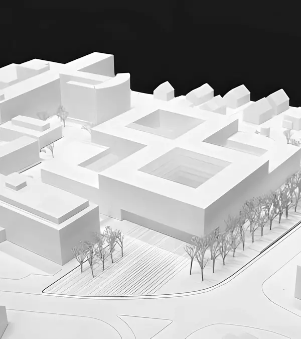 Projekte_Nouveau_Bâtiment_Centre_Luxemburg_Modell