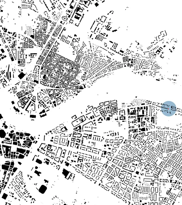 Schwarzplan Standort Dresden